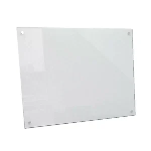 Lousa de vidro branca 60x40