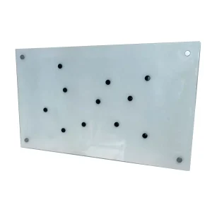 Lousa de Vidro Magnética Branca 100x60